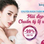 Chuyên khoa thẩm mỹ mũi Kangnam- Mũi đẹp chuẩn tỷ lệ vàng- OFF 20%